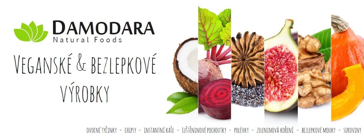 Damodara – bezlepkové veganské potraviny a sladkosti